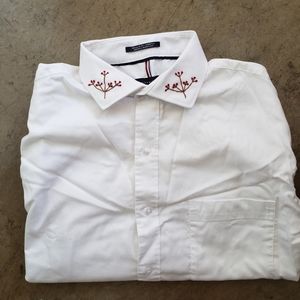 Men's White Button Down Shirt